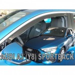 Heko Σετ Ανεμοθραύστες Μπροστινοί για Audi A3 Y8 4D 2020/A3 Y8 Sportback 5D 2020 2τμχ