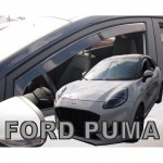 Heko Σετ Ανεμοθραύστες Μπροστινοί για Ford Puma 5D 2019 2τμχ