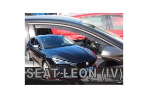 Heko Σετ Ανεμοθραύστες Μπροστινοί για Seat Leon 5D 2020 2τμχ