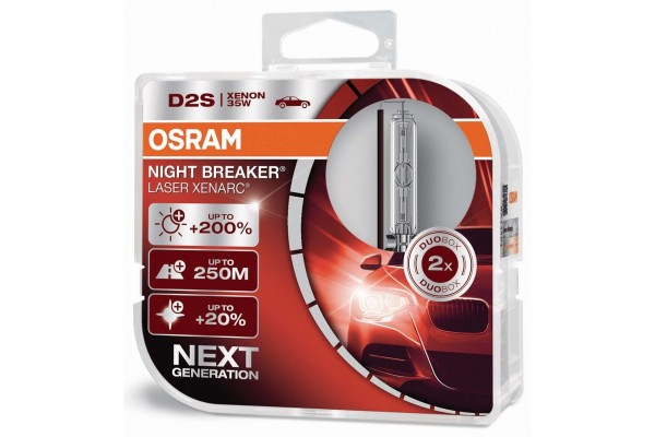 Osram Xenarc Night Breaker Laser D2S 35W +200% 66240XNL-HCB