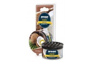 Areon Αρωματική Κονσέρβα Κονσόλας/Ταμπλό Αυτοκινήτου Ken 35gr - Coconut
