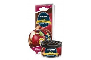 Areon Αρωματική Κονσέρβα Κονσόλας/Ταμπλό Αυτοκινήτου Ken 35gr - Apple & Cinnamon