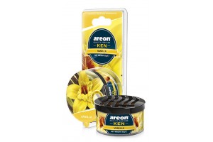 Areon Αρωματική Κονσέρβα Κονσόλας/Ταμπλό Αυτοκινήτου Ken 35gr - Vanilla