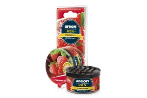 Areon Αρωματική Κονσέρβα Κονσόλας/Ταμπλό Αυτοκινήτου Ken 35gr - Strawberry