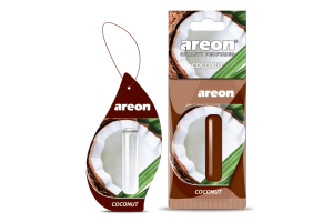 Areon Liquid Kρεμαστό Aρωματικό Aυτοκινήτου 5ml - Coconut