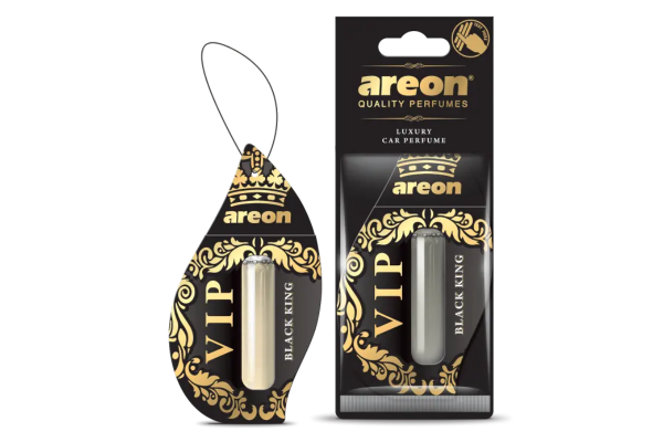 Areon Liquid VIP Κρεμαστό Αρωματικό Αυτοκινήτου 5ml - Black King