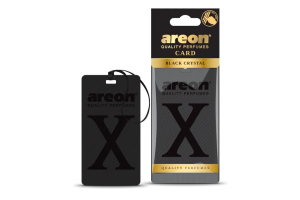 Areon Card X Κρεμαστό Αρωματικό Αυτοκινήτου  - Black Crystal