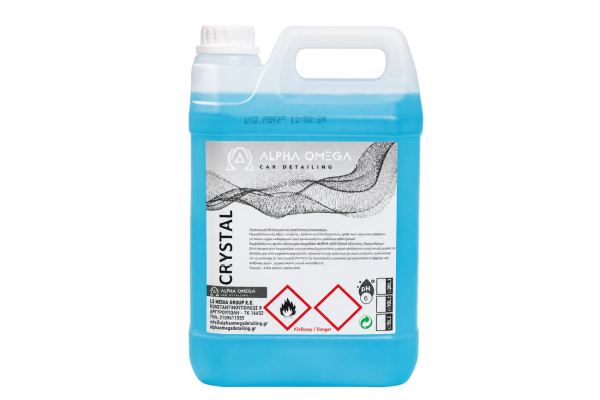 Alpha Omega - Crystal Καθαριστικό Τζαμιών Αυτοκινήτου - 5L - ΑΩ-012 Alpha Omega - Crystal Καθαριστικό Τζαμιών Αυτοκινήτου - 5L - ΑΩ-012