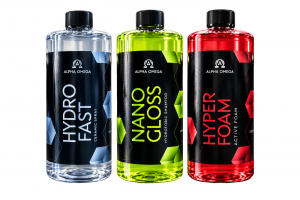 Alpha Omega Fast Wash – Σετ Πλυσίματος Αυτοκινήτου 3 Προϊόντων με Κεραμική Προστασία