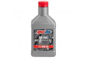 AMSOIL 100% Synthetic Metric 15W-50 Motorcycle Oil 946ml