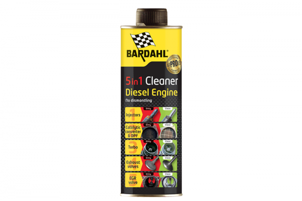 Bardahl Diesel 5 In 1 Cleaner Πολυλειτουργικό Καθαριστικό Συστήματος Καυσίμου Diesel 500ml – 9357