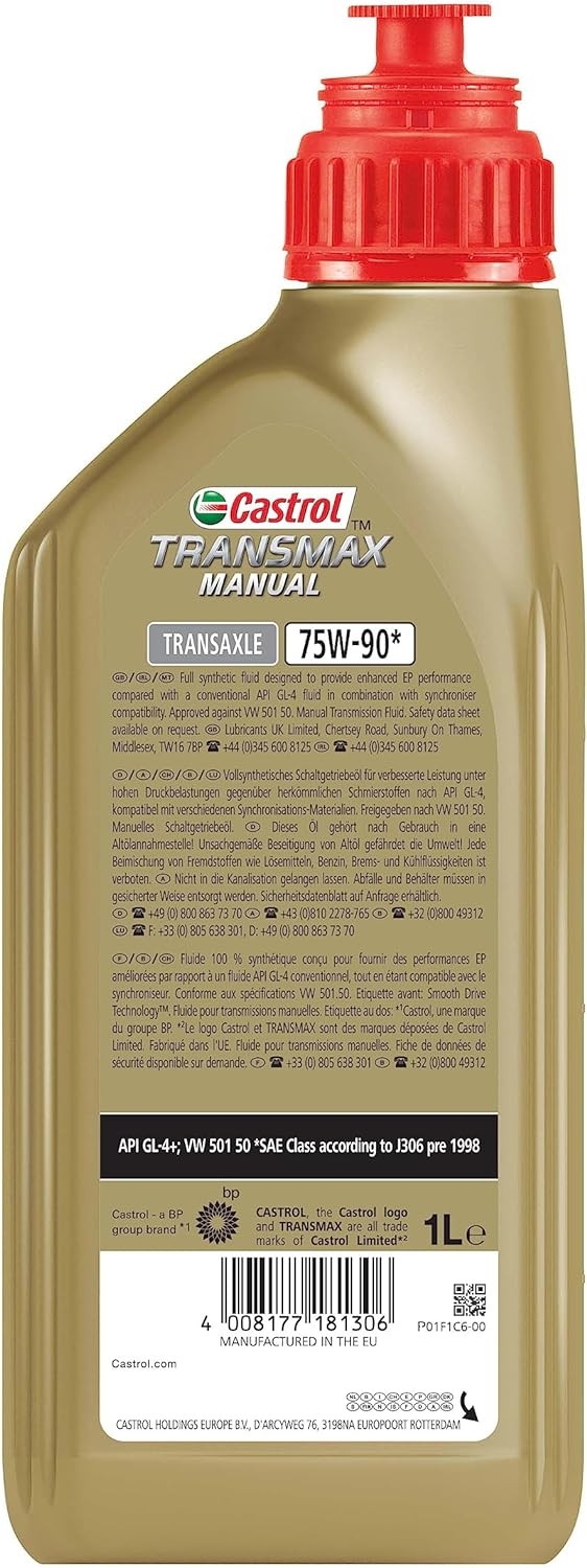 Castrol Transmax Manual Transaxle 75W-90 1L