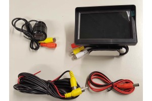 Κιτ κάμερας Με Οθόνη 4,3'' Για χωνευτή τοποθέτηση