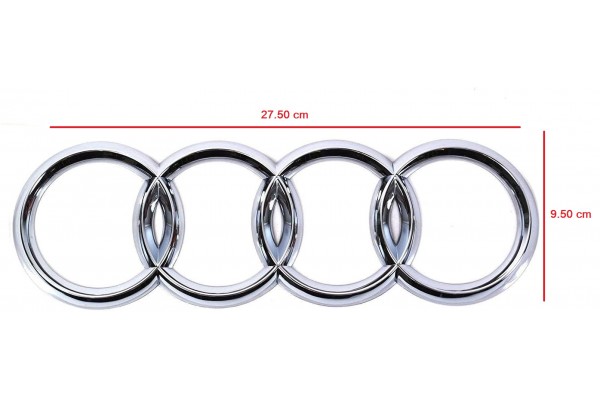 Σήμα Για Audi Κουμπωτό 27.50cm x 9.50cm - 310784