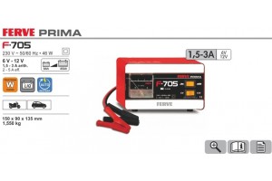 Ferve Φορτιστης Prima 6-12V 1.5-3A 9-45AH