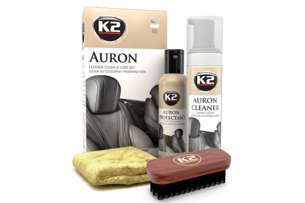 K2 Σετ Καθαριστικό και Συντηρητικό Δέρματος Auron 200ml & 150ml - G420