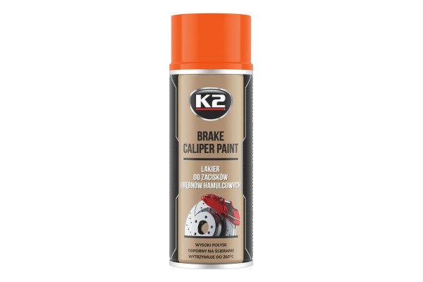K2 Σπρέι Βαφής Δαγκάνας Φρένων Πορτοκαλί 400ml - L346PO