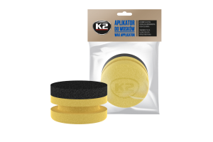 K2 Διπλής Πυκνότητας Σφουγγάρι Εφαρμογής Κεριού με Λαβή Wax Applicator - K730