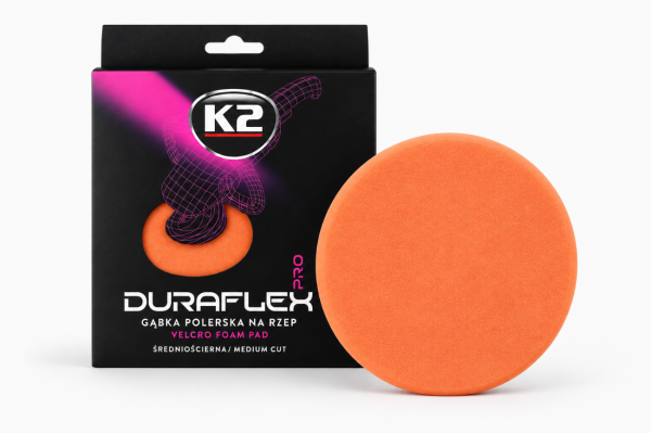 K2 Duraflex Medium Πορτοκαλί Σφουγγάρι Γυαλίσματος Μεσαίας Κοπής - L612