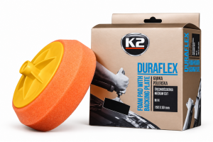K2 Duraflex Medium Orange Σφουγγάρι Γυαλίσματος Μεσαίας Κοπής με Σπείρωμα M14 - L622