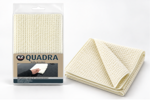 K2 Quadra Wafer Microfiber Πανί Μικροΐνας Waffle Στεγνώματος Αυτοκινήτου 60x90cm - M436