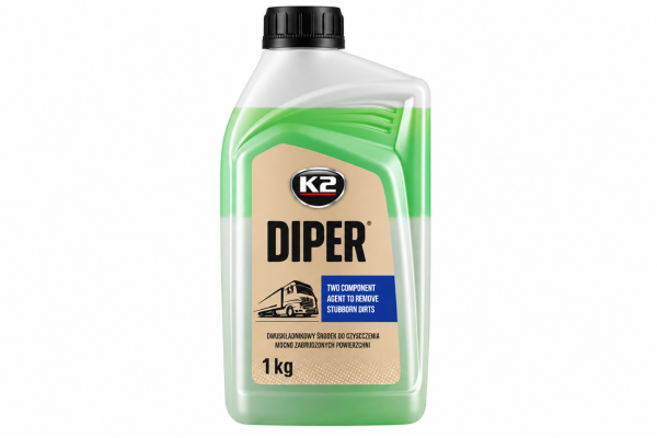 K2 Diper Ισχυρό Αλκαλικό Καθαριστικό Δύο Συστατικών 1kg - M802 K2 Diper Ισχυρό Αλκαλικό Καθαριστικό Δύο Συστατικών 1kg - M802