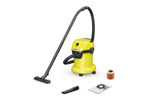 Karcher WD 3 V-17/4/20 Σκούπα Υγρής & Ξηρής Αναρρόφησης 1000W 17L - 1.628-130.0