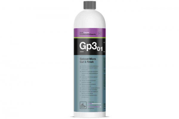 Koch-Chemie GP3.01 Gelcoat Micro Cut & Finish - Αλοιφή Φινιρίσματος Marine & Gelcoat με Προστασία - 1L - 498001 Koch-Chemie GP3.01 Gelcoat Micro Cut & Finish - Αλοιφή Φινιρίσματος Marine & Gelcoat με Προστασία - 1L - 498001