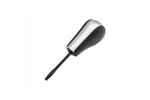 Leather Luxe Πόμολο Ταχυτήτων Αυτόματου Ασημί/Μαύρο για BMW E36(97-99) E38 E39 E46 Z4 Z3 E53 X5 X3 E60 E61