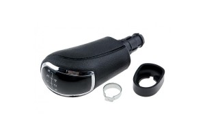 Leather Luxe πόμολο 5 ταχυτήτων Μαύρο για Mercedes-Benz W169-W202-W203-W208-W210-W245-W638