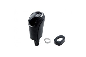 Leather Luxe πόμολο 6 ταχυτήτων Μαύρο για Mercedes-Benz W169-W202-W203-W208-W210-W245-W638