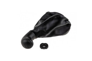 Leather Luxe πόμολο 5 ταχυτήτων Μαύρο για Mercedes-Benz W638