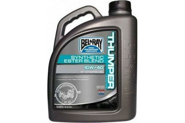 Bel-Ray Thumper 100% Synthetic Ester Blend 4T 10W-40 4L - 99520
