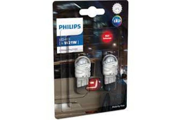 Philips 11065RU31B2 Ultinon Pro3100 LED-RED W21W W3x16d 12V
