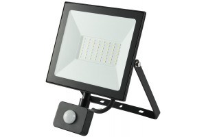 Avide LED Flood Light Slim SMD 50W CW 6400K PIR Value