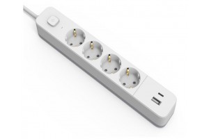 Entac Πολύπριζο 4 Θέσεων Με Διακόπτη D2 1.5m 1xUSB-A X 1xUSB-C 3G1.5 Entac Πολύπριζο 4 Θέσεων Με Διακόπτη D2 1.5m 1xUSB-A X 1xUSB-C 3G1.5