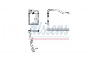 NISSENS 77649 Εναλλάκτης θερμότητας, θέρμανση εσωτερικού χώρου για HYUNDAI i20 I Hatchback (PB)