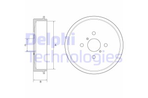 DELPHI BF552 Ταμπούρο
