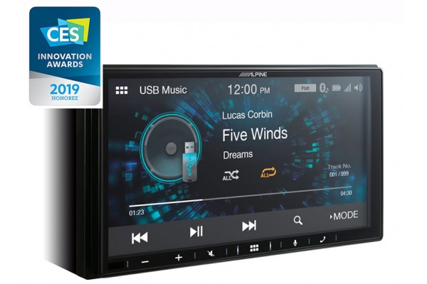 Alpine ILX-W650BT 7” Digital Media Station, with Apple CarPlay and Android Auto compatibility
