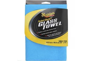 Meguiar's Perfect Clarity Glass Towel Πανί Μικροϊνών Καθαρισμού Τζαμιών 40 × 40 cm - X210300
