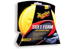Meguiar's Soft Foam Applicator Pads Εφαρμογείς Αφρού Για Κερί & Polish (2 Τεμ.) - X3070