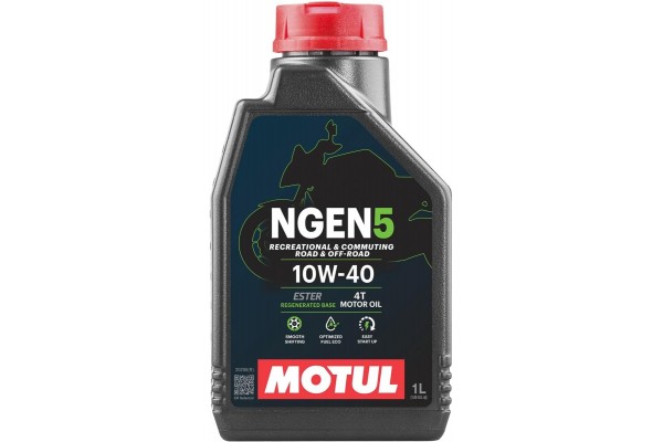 Motul NGEN5 10W-40 4T 1L Motul NGEN5 10W-40 4T 1L