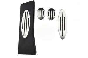 Σετ Καλύμματα Πεντάλ Με Footrest Για Mini Cooper One-Countryman-R56-R60-R61-F54-F55-F56 Για Χειροκίνητο Σασμάν