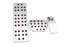 Σετ Καλύμματα Πεντάλ Με Footrest Για Peugeot 207-301-307-208-2008-308-408 Citroen C3-C4 DS 3-4-6 Για Αυτόματα Σασμάν