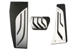 Σετ Καλύμματα Πεντάλ Με Footrest Για BMW Series 1-2-3-4-E87-E90-F20-F21-F30-F32-F36-F80-F82 Για Αυτόματα Σασμάν