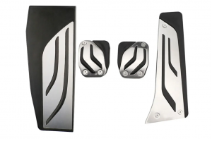 Σετ Καλύμματα Πεντάλ Με Footrest Για BMW Series 1-2-3-4-E87-E90-F20-F21-F30-F32-F36-F80-F82 Για Χειροκίνητο Σασμάν