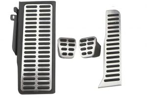 Σετ Καλύμματα Πεντάλ Με Footrest Για Volkswagen Tiguan-Touran-Golf 5 6-Jetta - Skoda Octavia-Yeti Για Χειροκίνητο Σασμάν