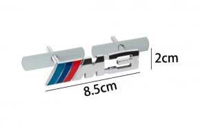Σήμα Μάσκας Λογότυπο Bmw M3 85mm x 20mm 1 Τεμάχιο