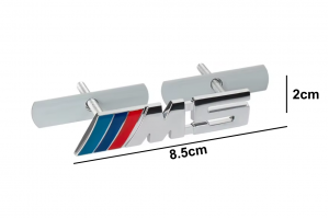 Σήμα Μάσκας Λογότυπο Bmw M5 85mm x 20mm 1 Τεμάχιο