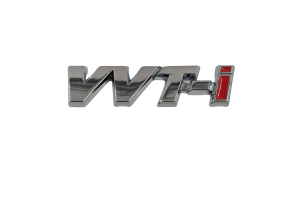 Αυτοκόλλητο Σήμα Λογότυπο VVT-i 73mm x 19mm Χρώμιο 1 Τεμάχιο